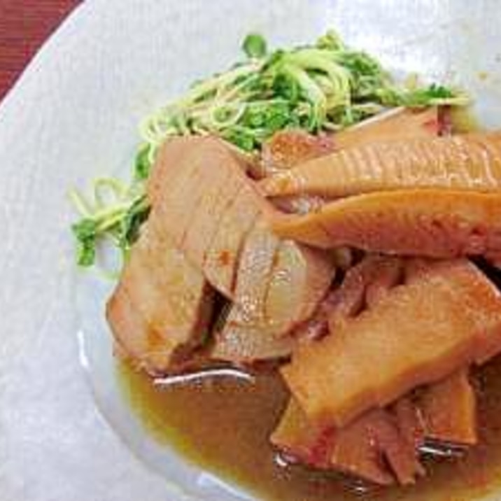 お刺身の残り物利用☆　「まぐろ角煮　ピリ辛味」